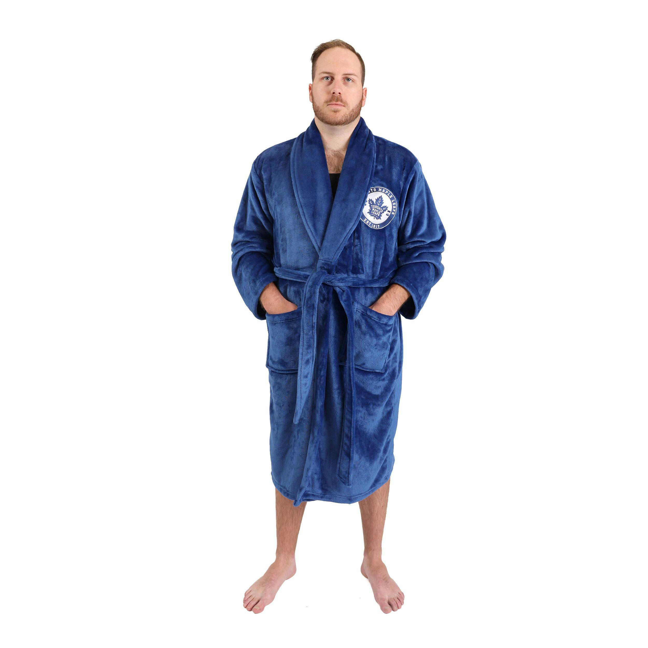 NHL Toronto Maple Leafs Bathrobe, Adult, One Size