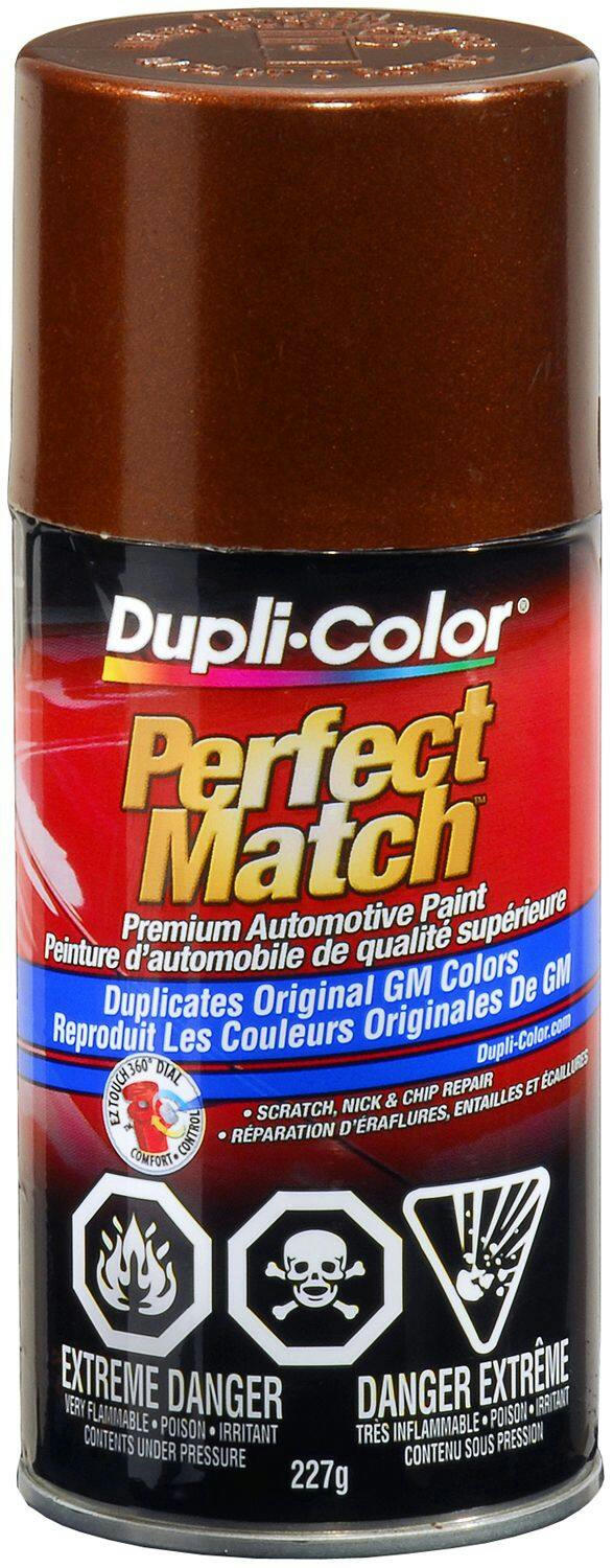 Dupli-Color Perfect Match Premium Acrylic Lacquer Automotive Aerosol Spray Paint, Cordova Brown Metallic (81), 227-g