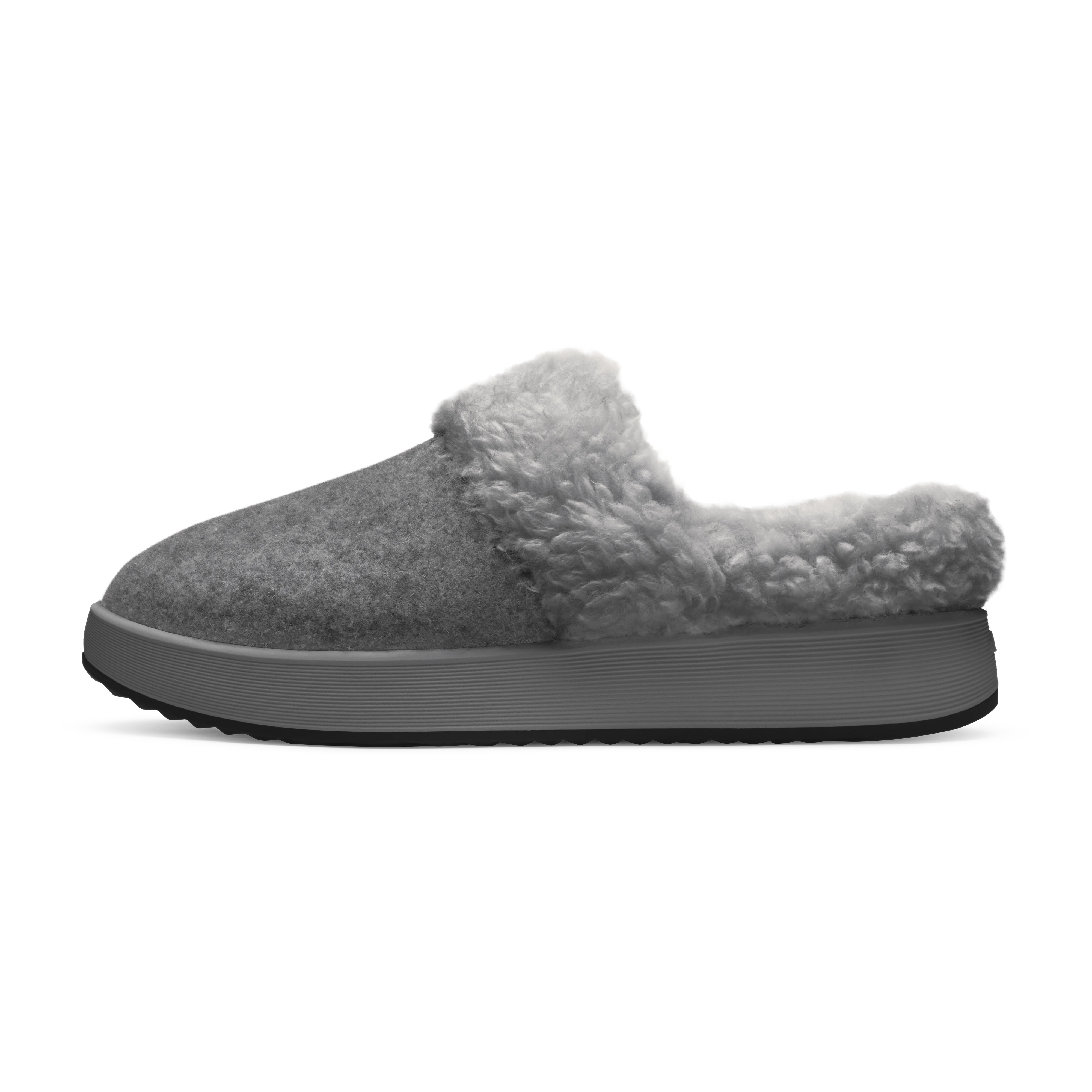 Women's Kiwi Slipper - Medium Grey (Pebble Grey Sole)