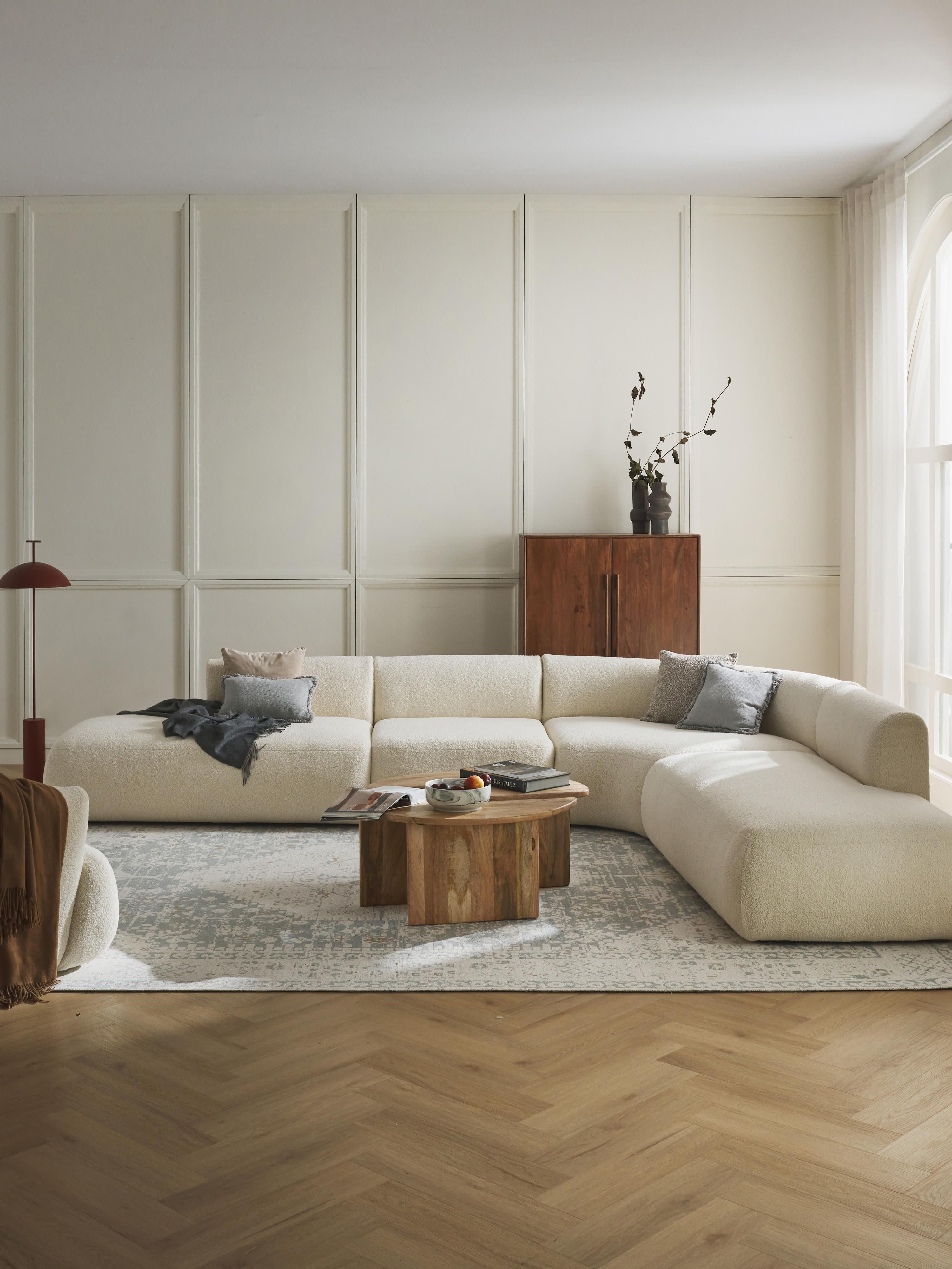 Modulares Teddy-Ecksofa Sofia (4-Sitzer)