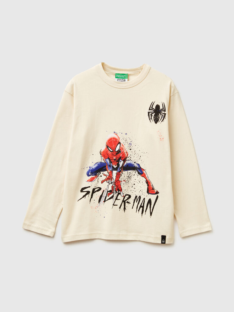 T-shirt with &copy;Marvel Spiderman print