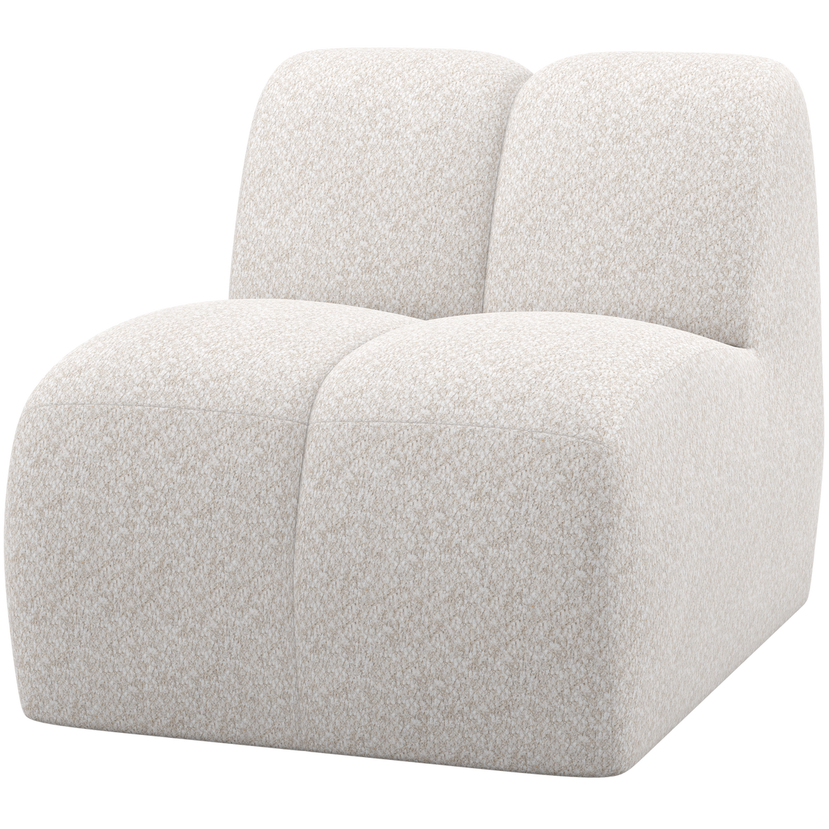 WOOOD 1-zits element Mojo - Wollig - Ecru - 74x84x97