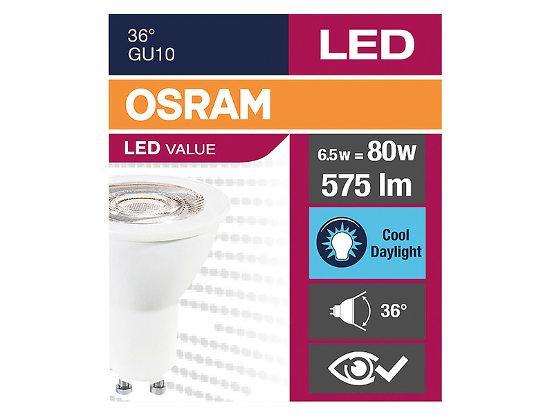 Żarówka LED GU10 6,5W