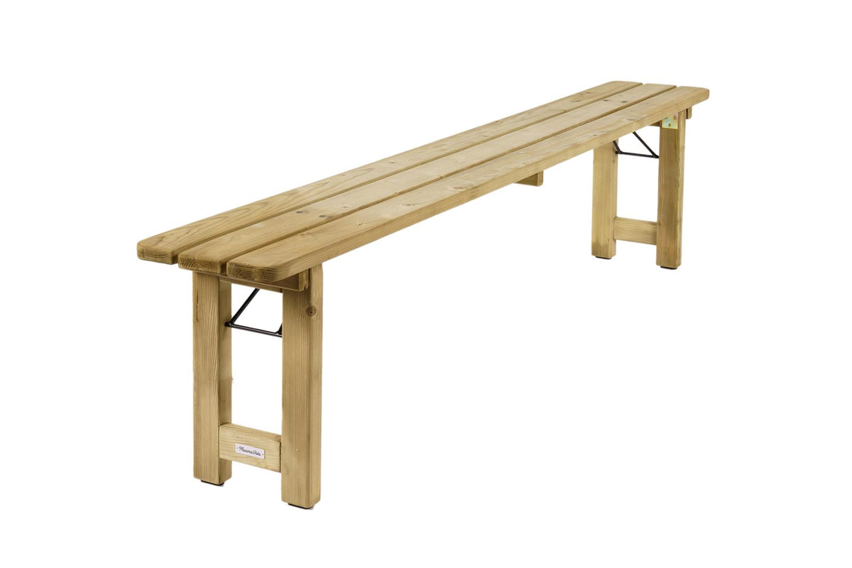 MaximaVida inklapbare picknickbank Vilnius 200 x 25 cm - 2 stuks