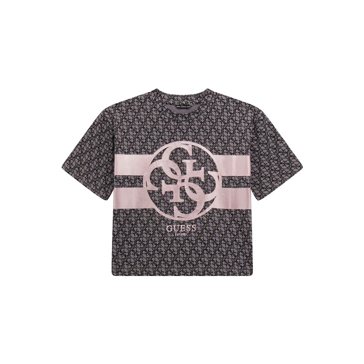 Guess - SS T SHIRT - Black