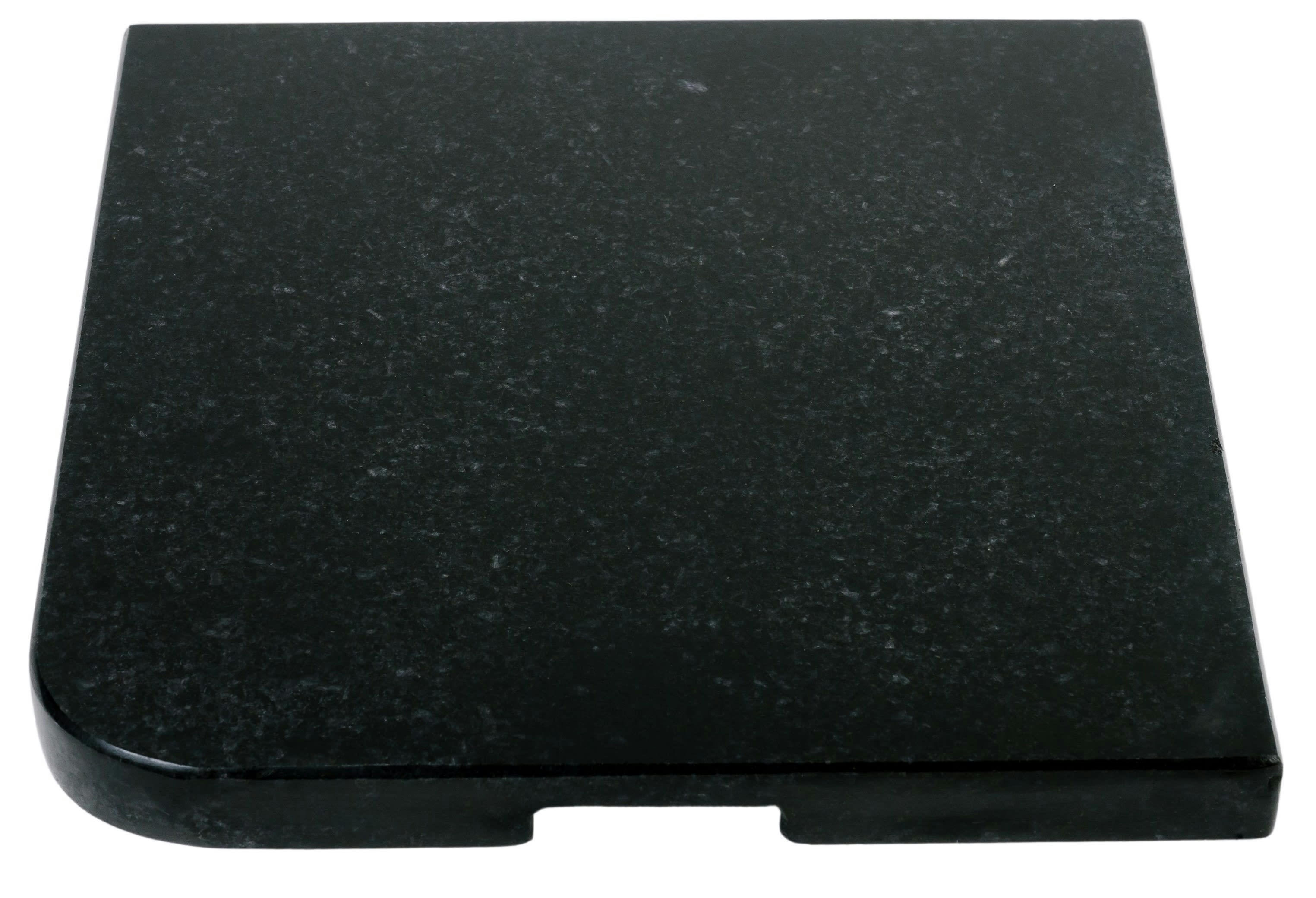 - Dalle de stabilisation pour parasol 25Kg en granit noir