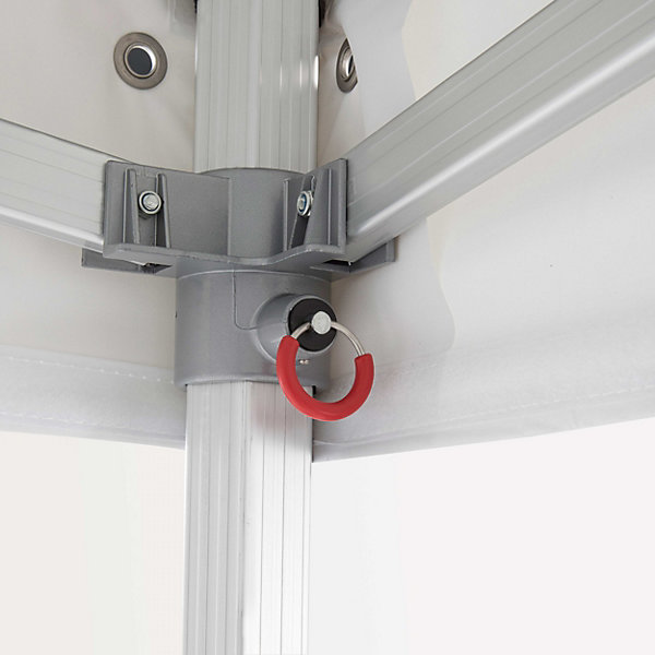 Bâche de toit 4x4m pour tente pliante blanc Oviala