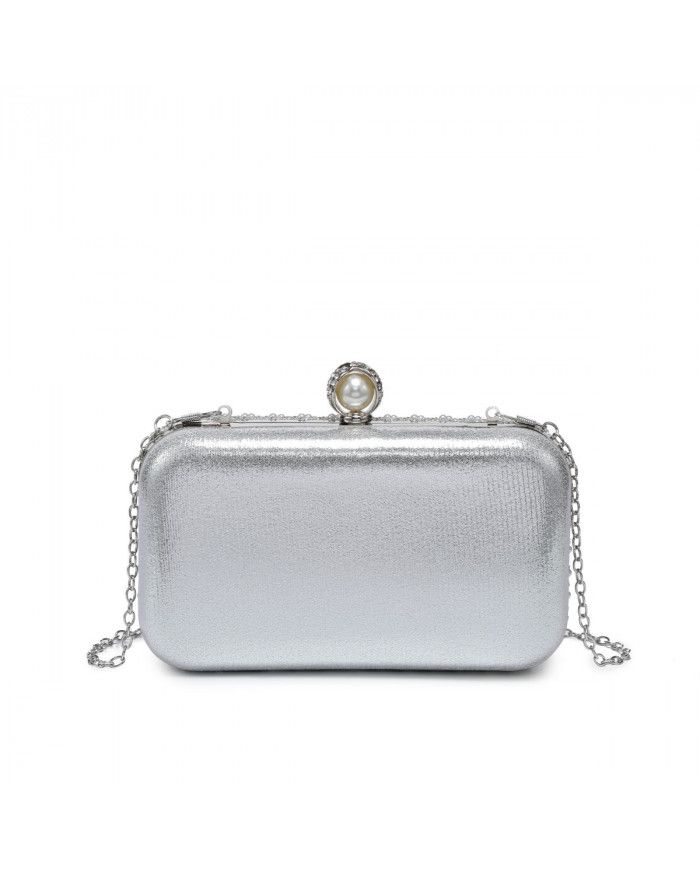 JFY Diamante Single Side Pearl Bag