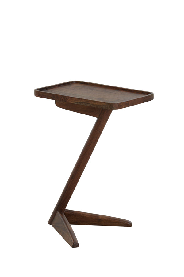 Light & Living bijzettafel QIANO - 45x42x63cm - bruin
