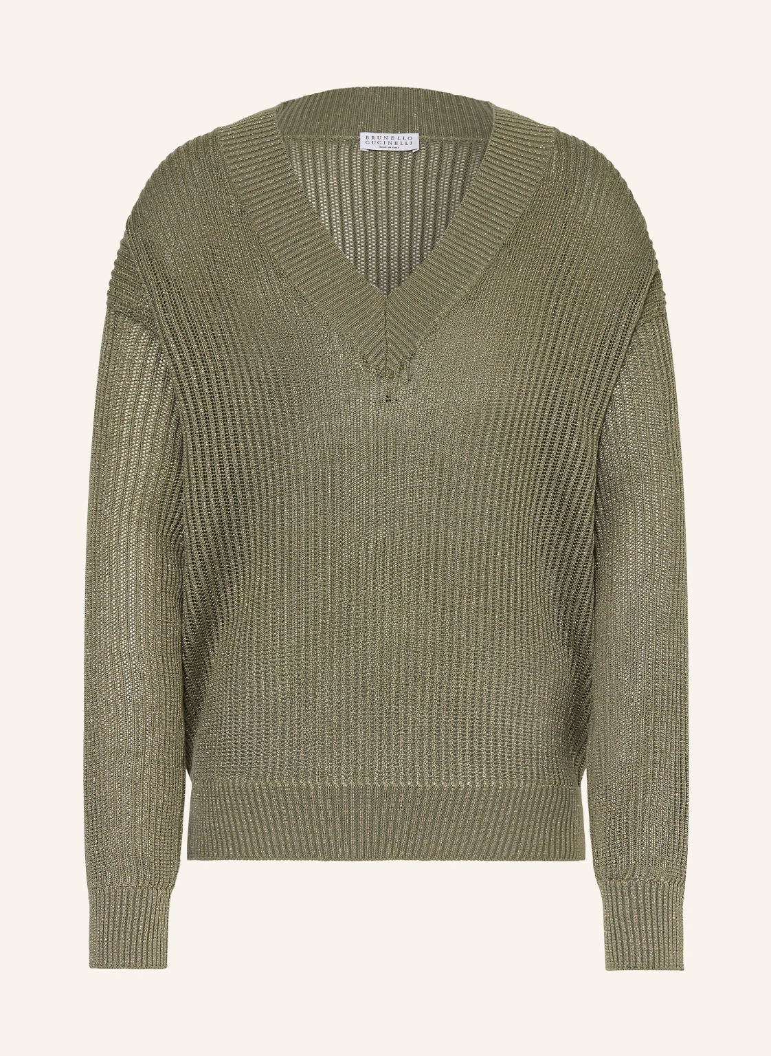 BRUNELLO CUCINELLI Pullover mit Glitzergarn