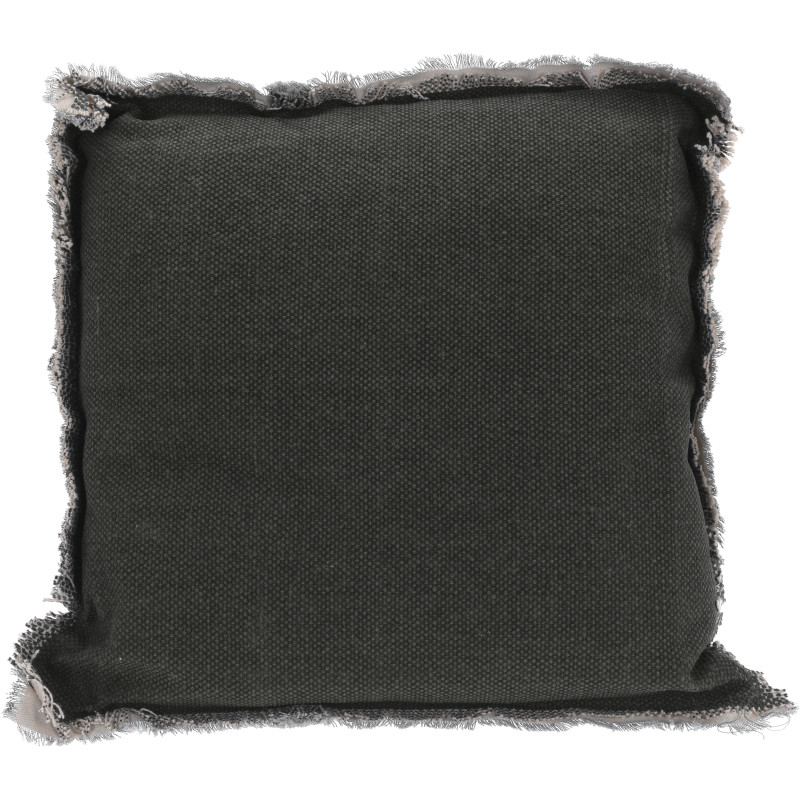 Galette de chaise gris foncé 40 x 40 x 8 cm