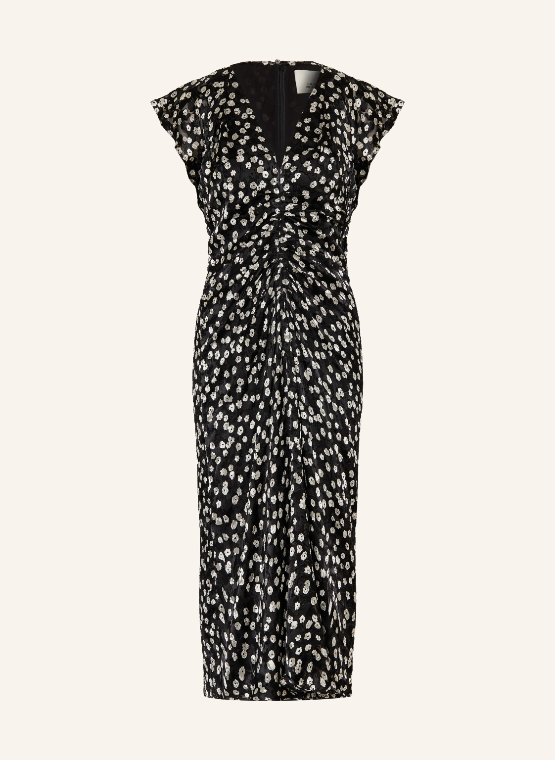 ISABEL MARANT Kleid LYNDSAY mit Seide und Volants