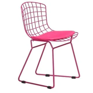 Kids Bertoia Style Wire Chairs with Cushions (Set of 4)