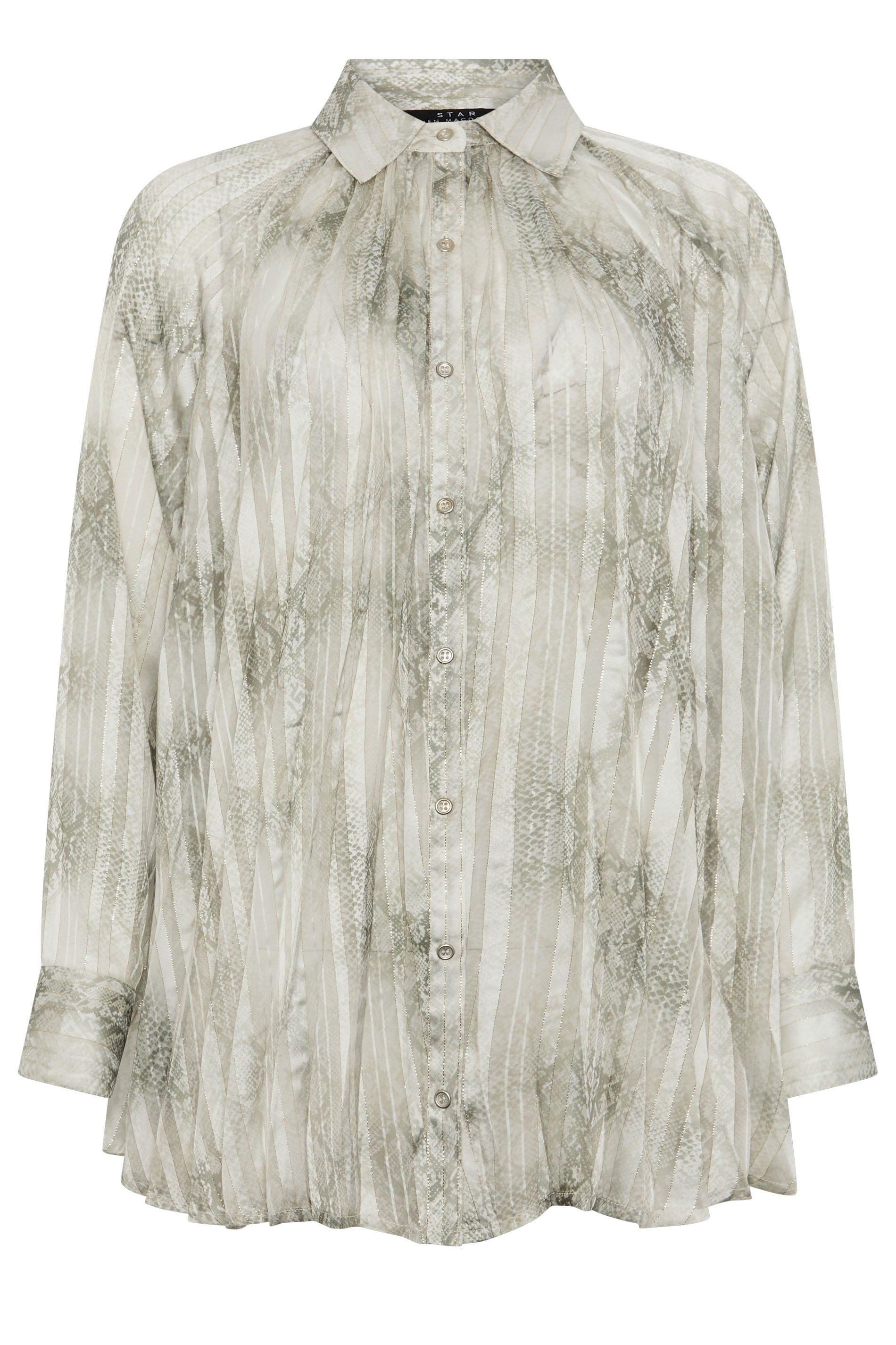 Star by Julien Macdonald Snake Pleated Shirt
