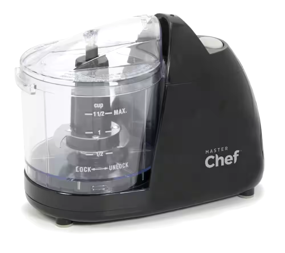 MASTER Chef Compact Mini Hand Chopper/Food Chopper Black