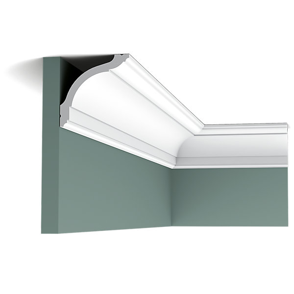 CX127F Flexible Corniche plafond Orac Decor - 9,5x9,5x200cm (h x p x L) - moulur