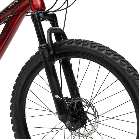Mountainbike »Korros«, 24 Zoll, 21 Gänge, Rot
