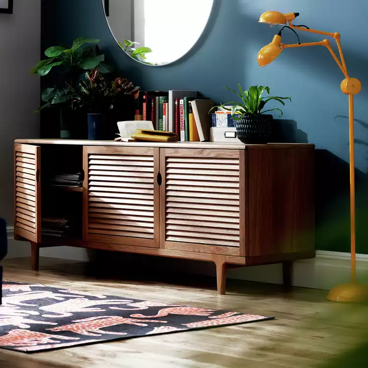Habitat Oiled Slatted Sideboard - Natural