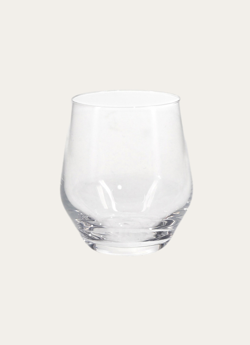 GOBELET EN CRISTALLIN TRANSPARENT