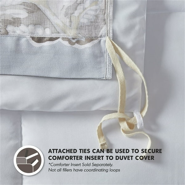 Chenille 3 Piece Duvet Cover Set