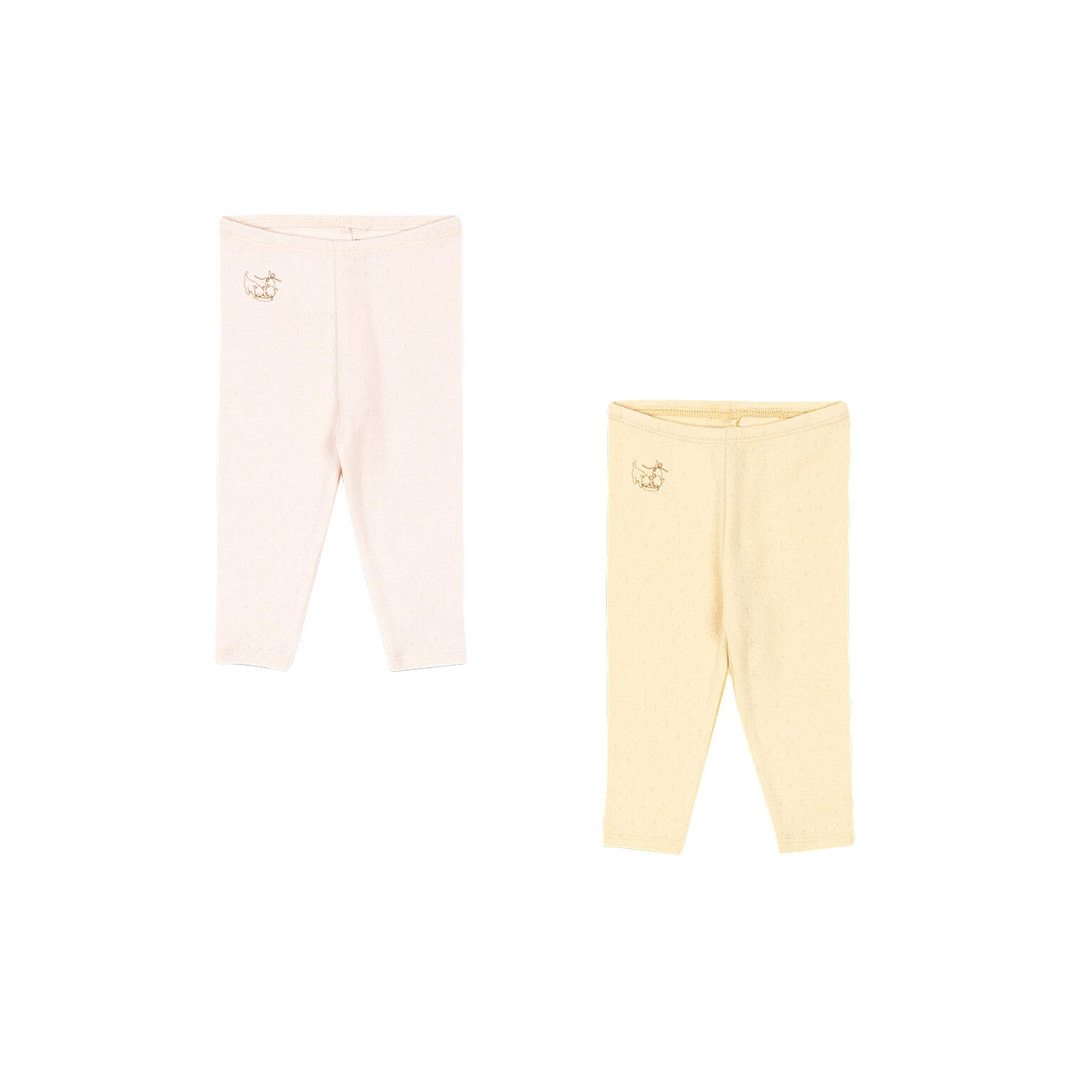Perla 2 Pack Pants, banana crepe/creole pink