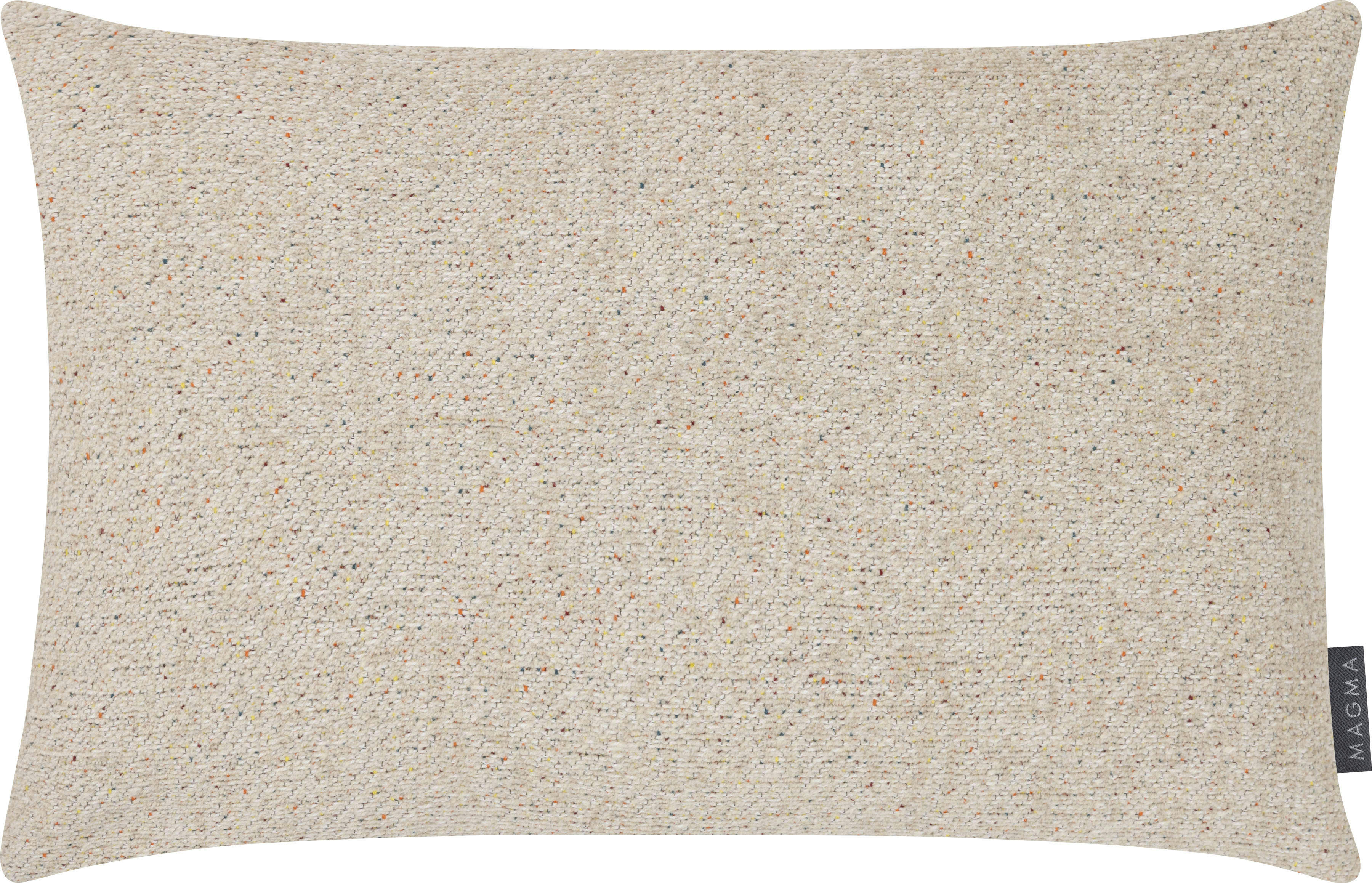DOTTY - Housse de coussin coton jacquard beige chiné - 40x60