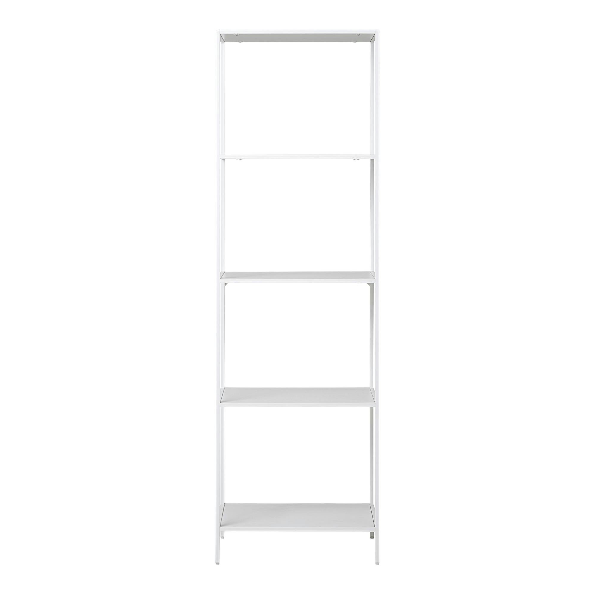 Meuble colonne blanc 5 plateaux VARDE