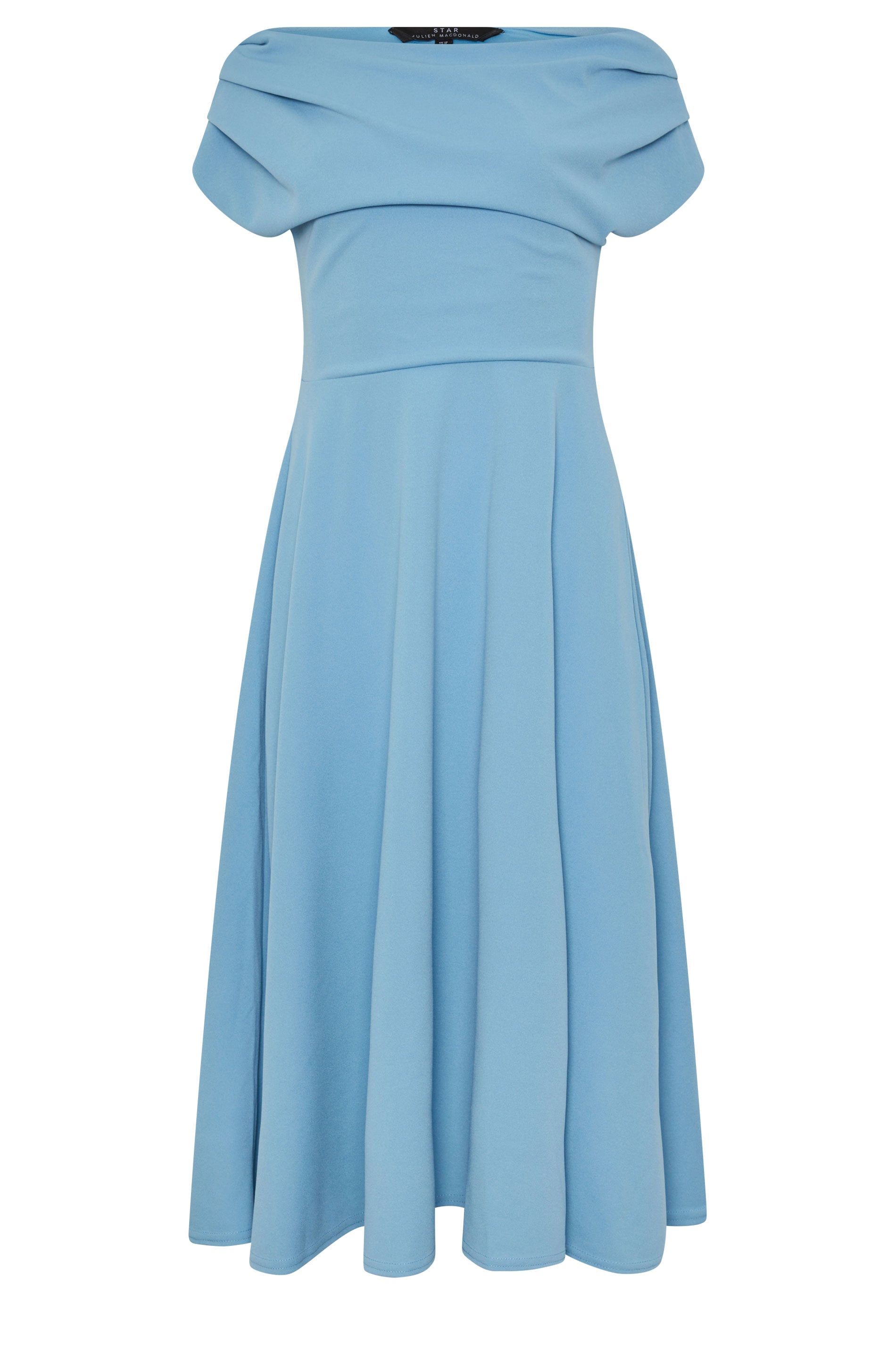 Star by Julien Macdonald Off Shoulder Fit and Flare Dress