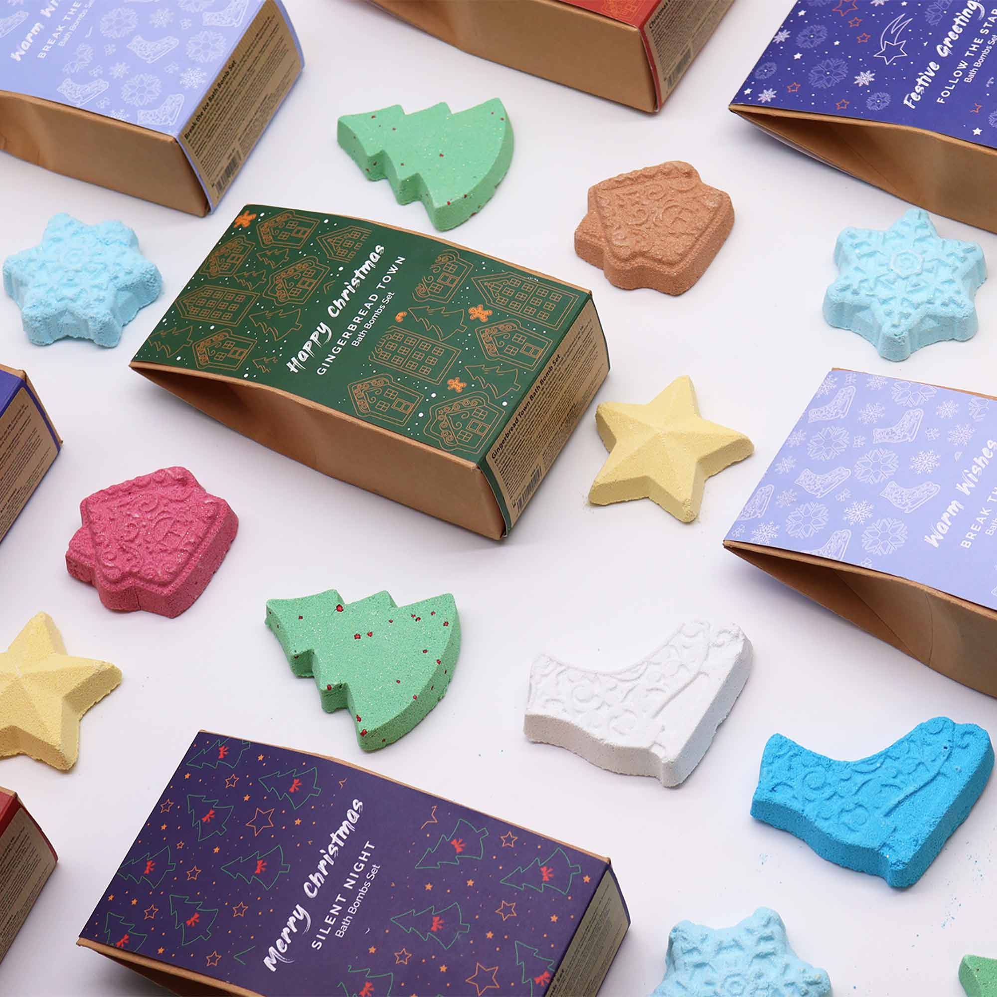 KDMD Break the Ice Christmas Bath Bomb Gift Pack