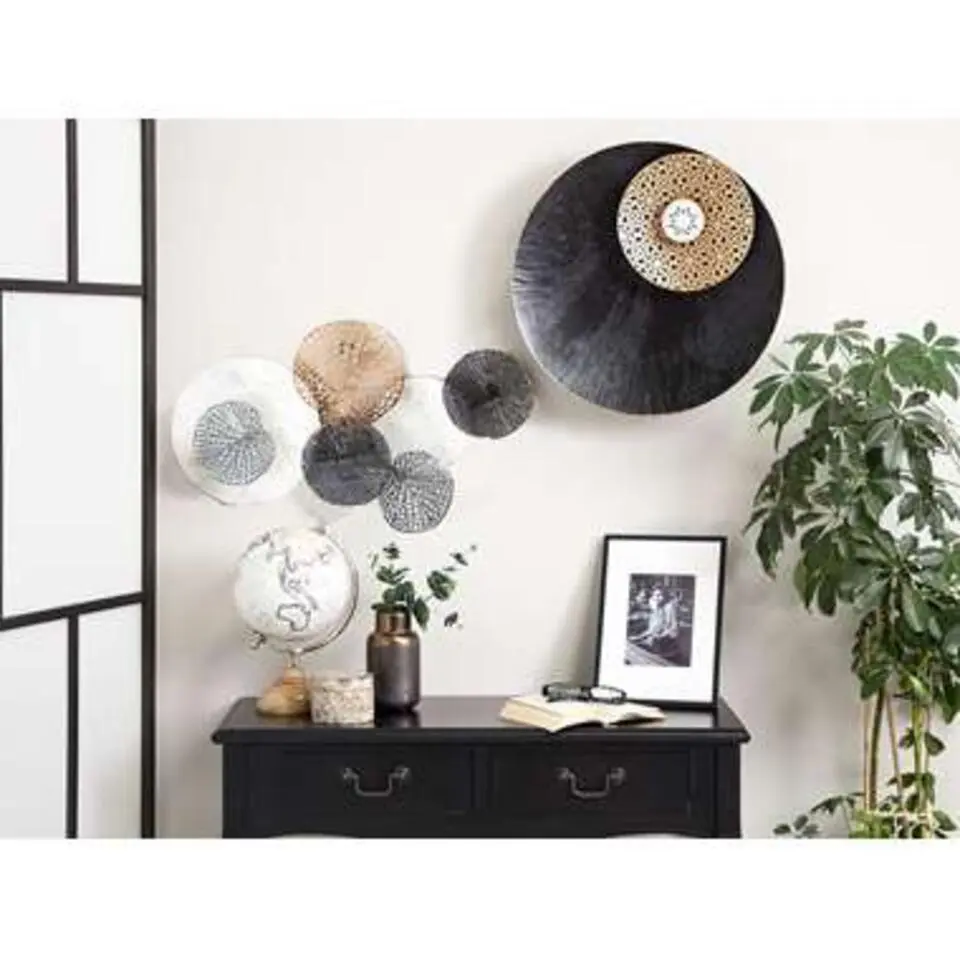 RUBIDIUM - Wanddecoratie - Wit - Metaal