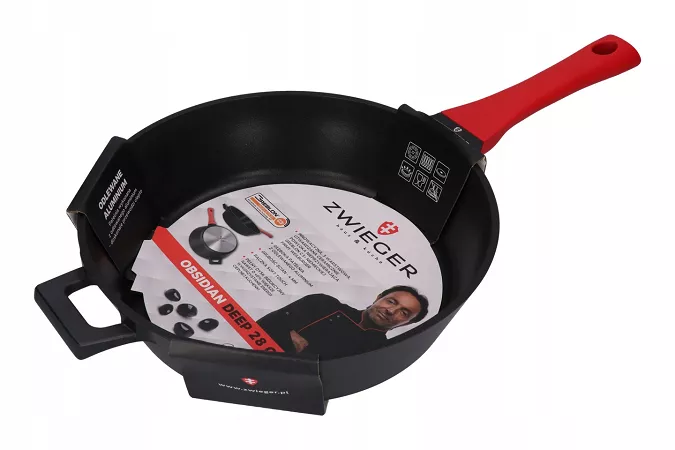 Patelnia głęboka 28 cm ZWIEGER - Obsidian 1Z.OB.P28G