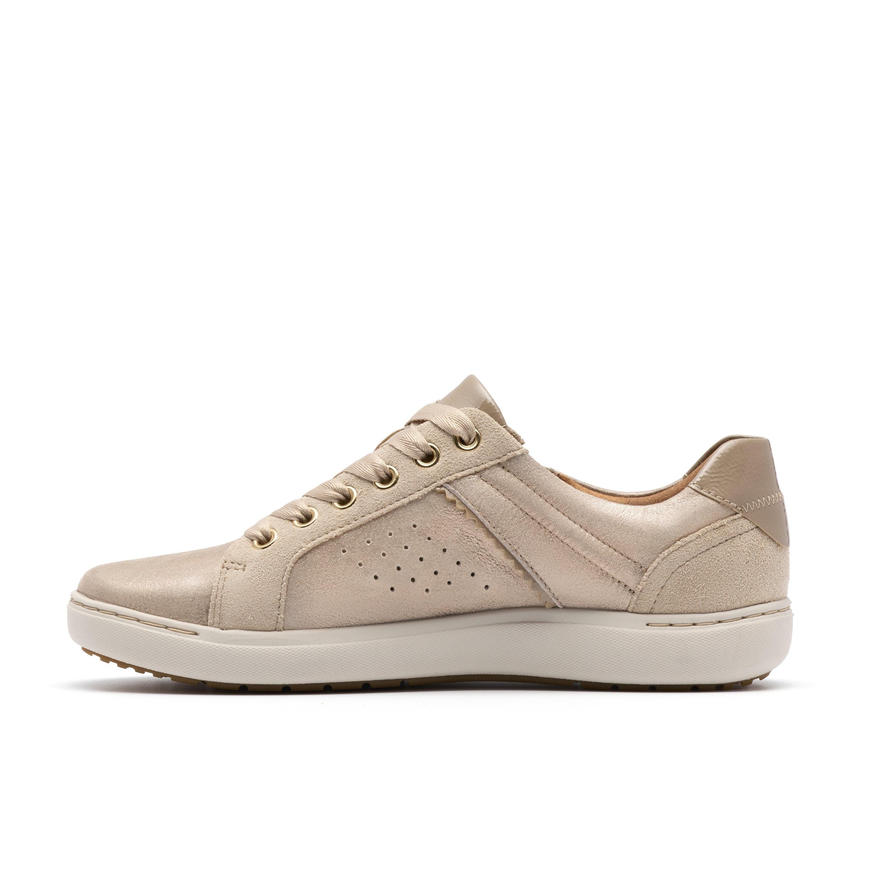 Clarks Nalle Zen Metallic Trainers