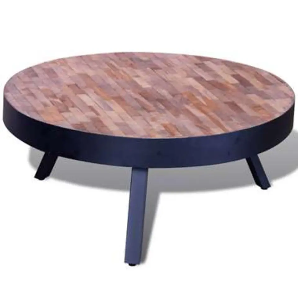 vidaXL - Salontafel - Zwart - Hout