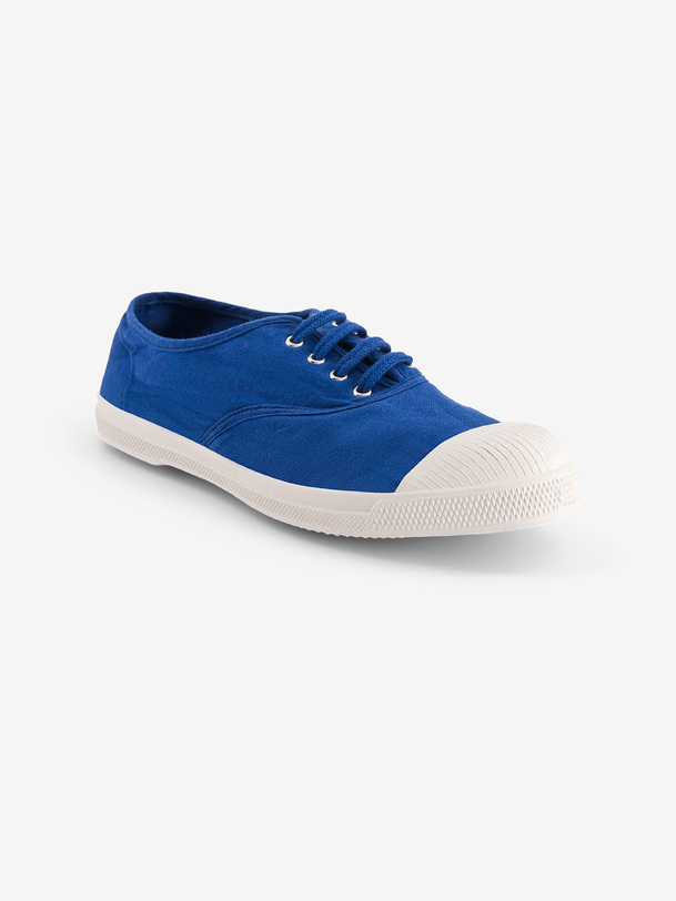 Tennis lacet homme bleu vif