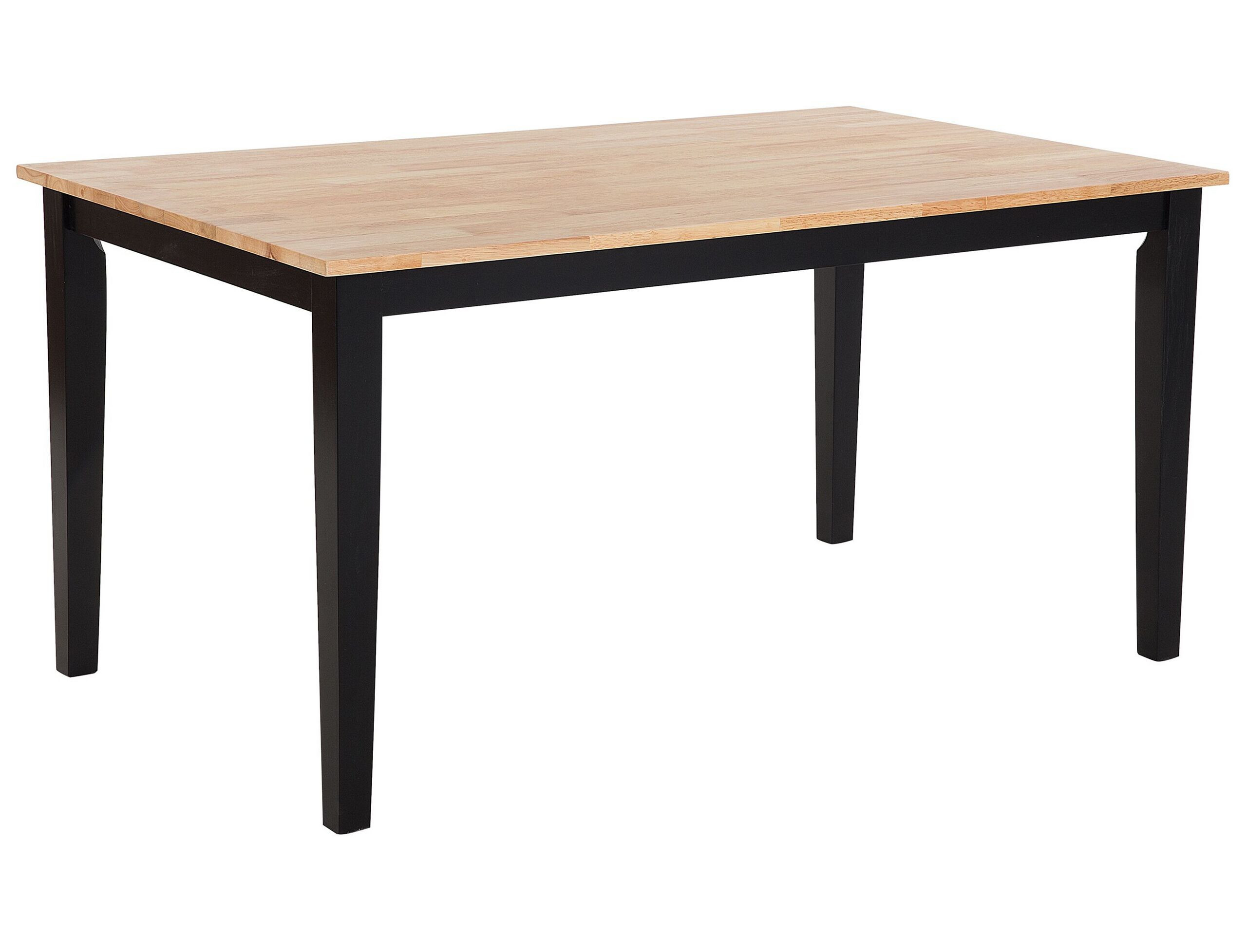 Stół do jadalni drewniany 150x90 czarny
