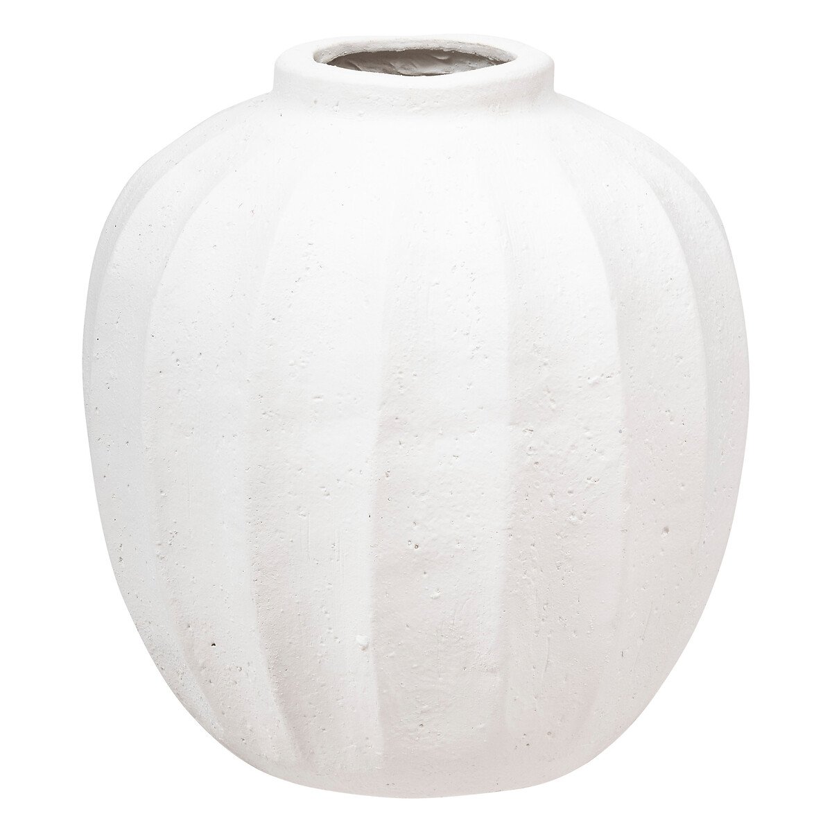 Vaso AMIA branco em cerâmica 28cm