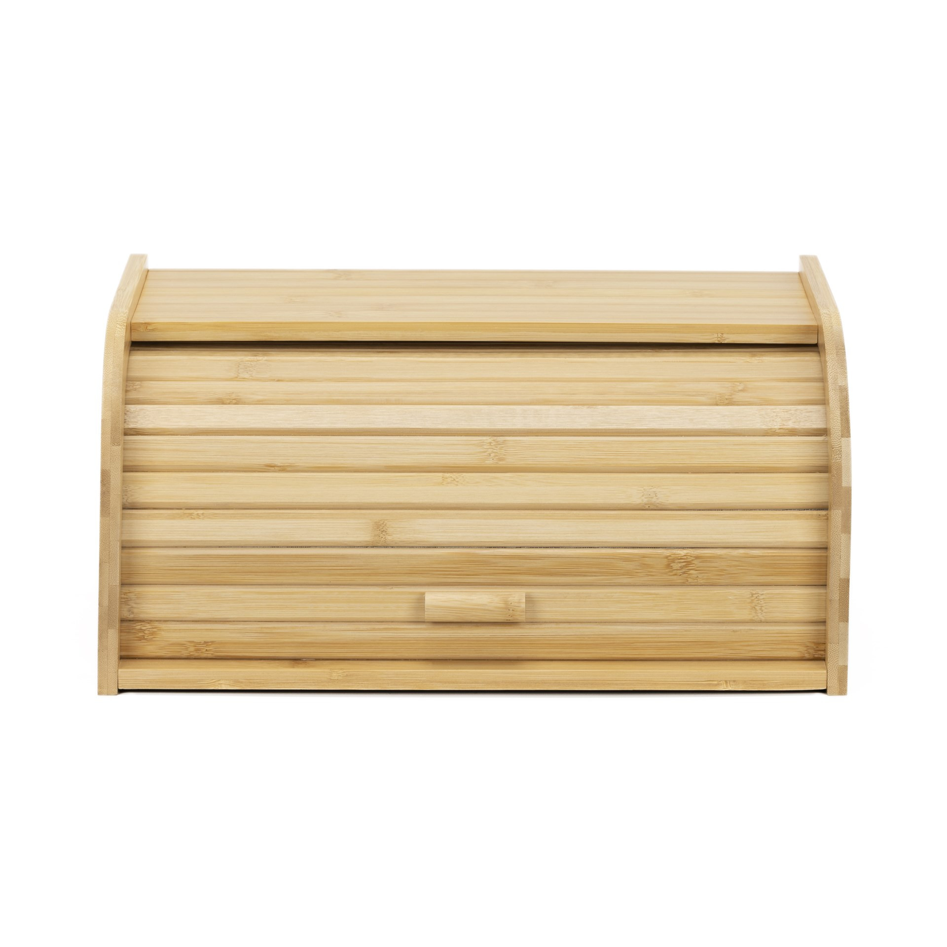 Chlebak bambusowy 38x28x18 cm z roletą duży zamykany pojemnik na pieczywo