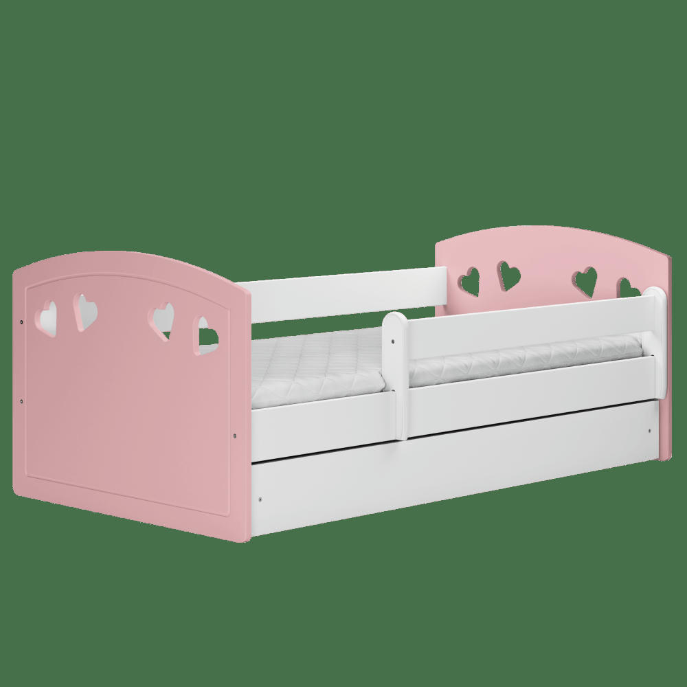 JULIA - Lit Enfant à barrière 140x80 cm avec tiroir - matelas non inclus