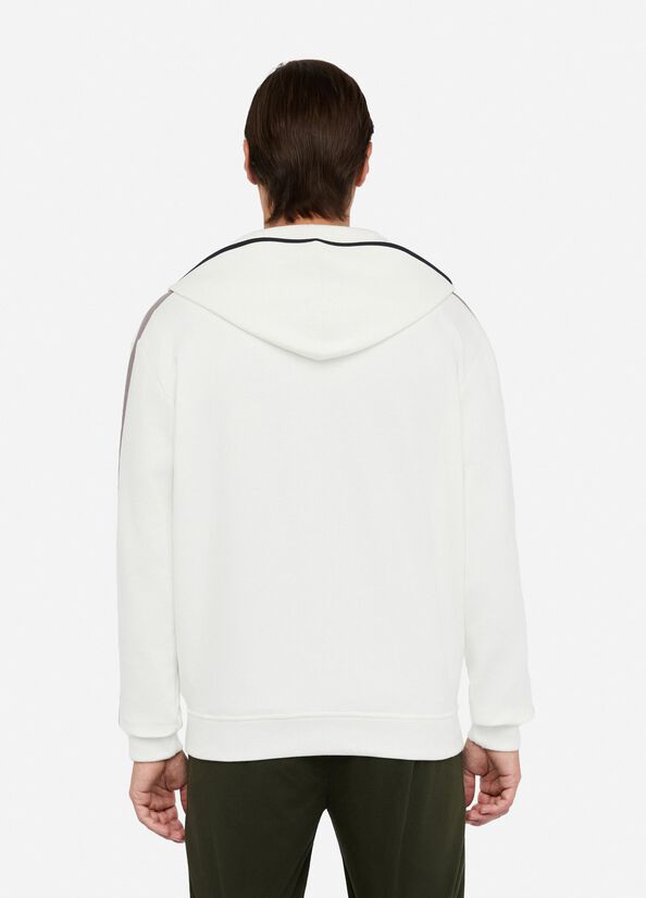 Felpa con cappuccio e zip