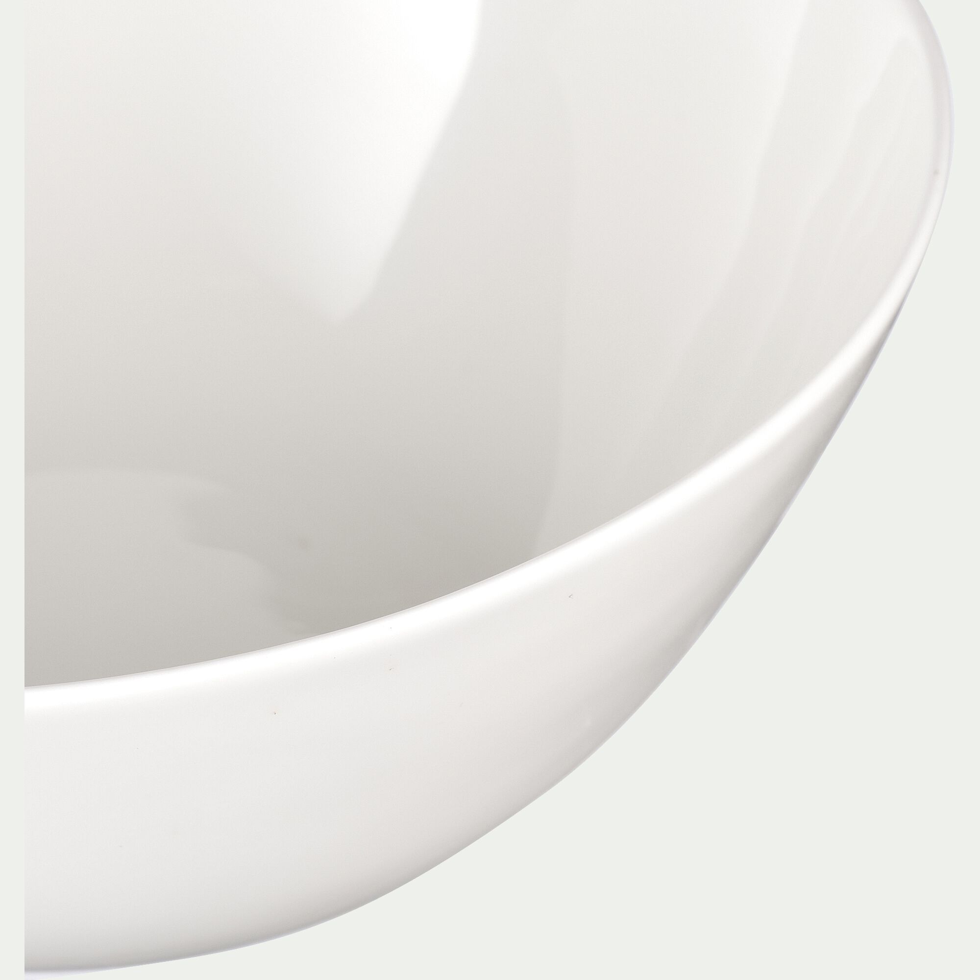 SENANQUE - Bol en porcelaine légère D16cm - blanc