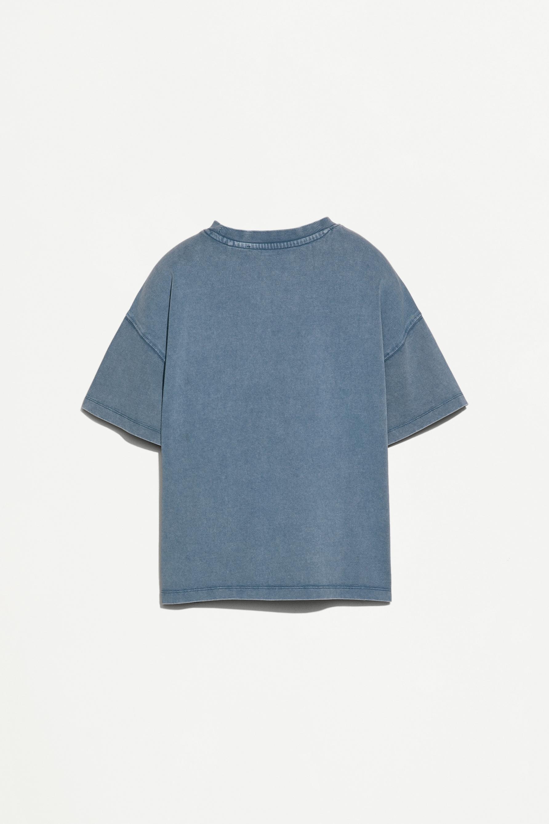 Camiseta heavy jersey efecto lavado