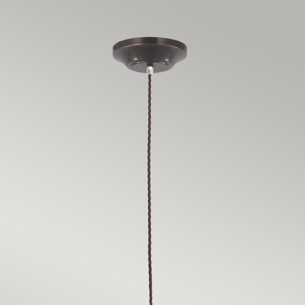 Lampa sufitowa stary brąz Provence 1xE27x60W wym: 23x37x37 cm Elstead