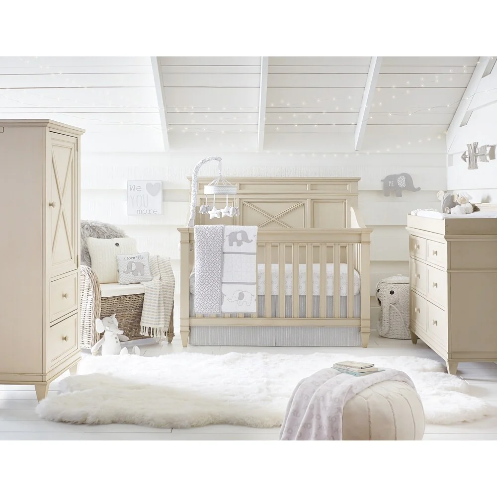 Valley Springs Crib in Sandstone Finish