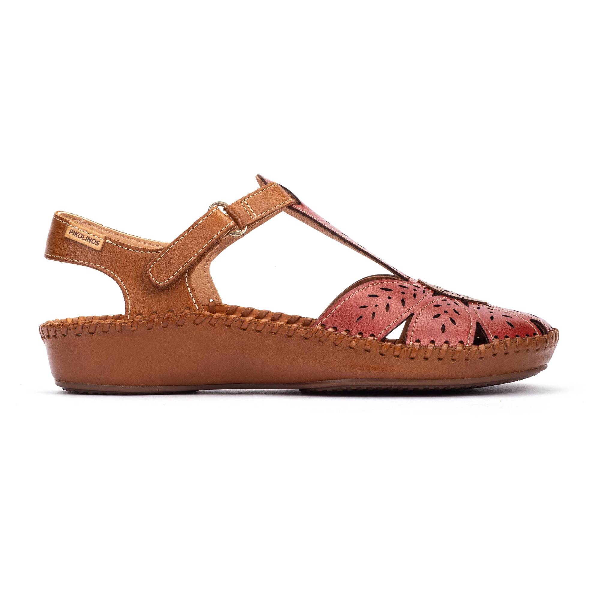 P. VALLARTA - Zapato semiabierto con cierre adherente para mujer