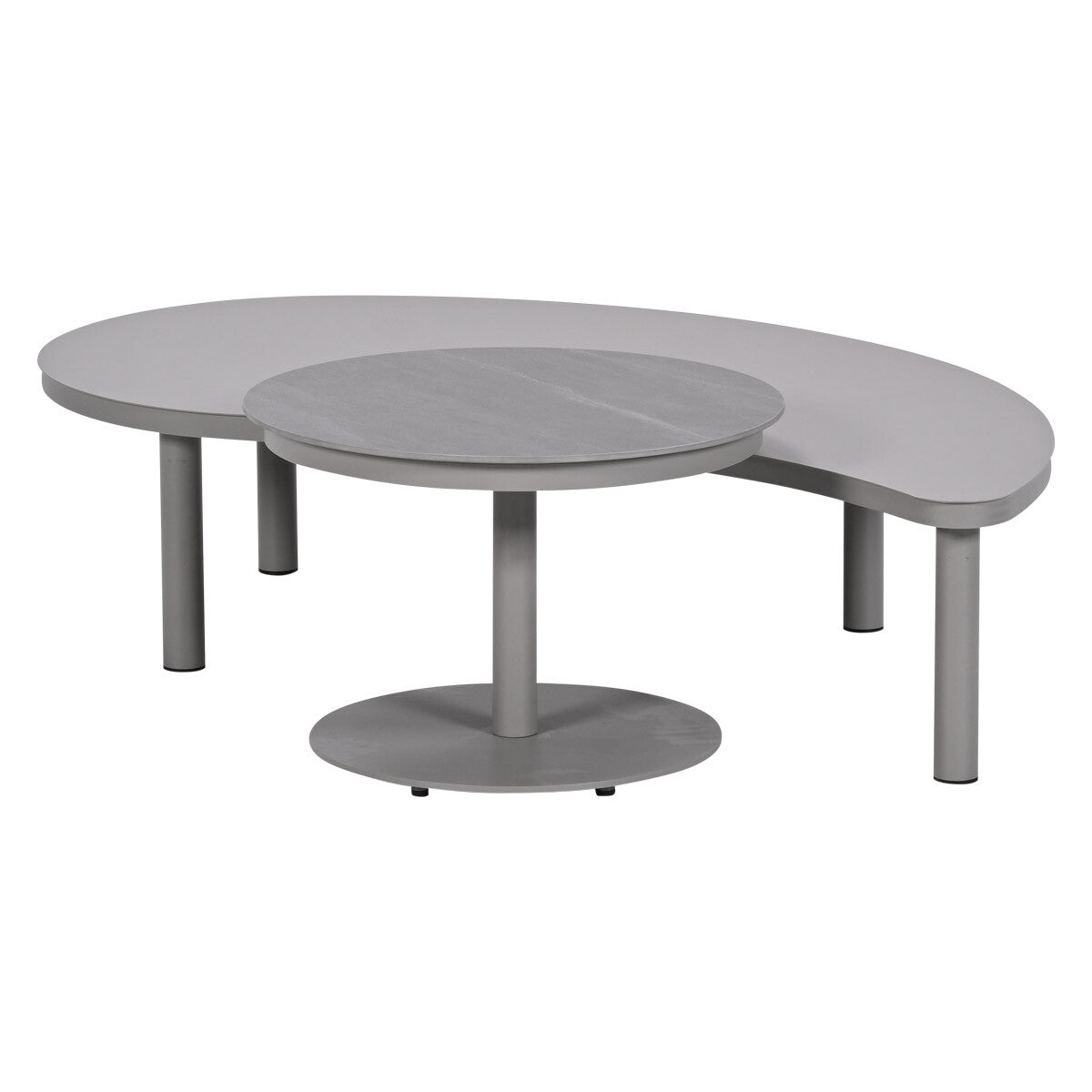 Garden Impressions Zante loungetafels set van 2 - taupe - cantostone Napoli sand