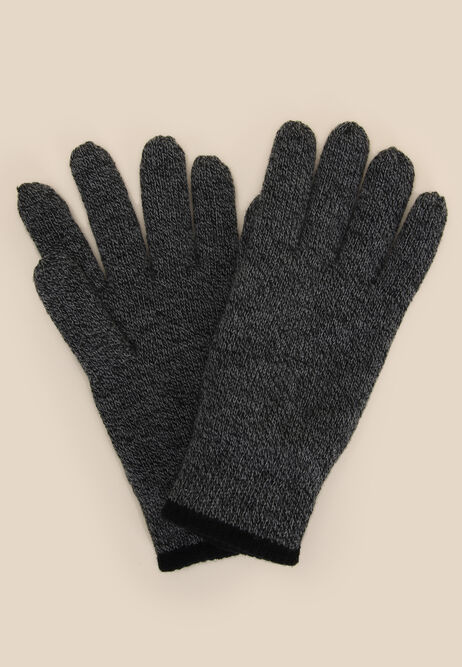 Mens Grey Thinsulate Gloves