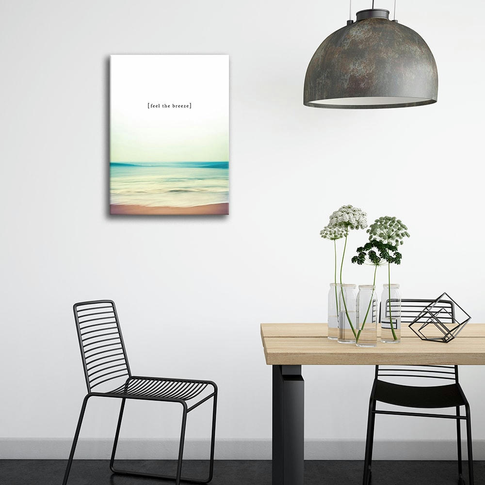 - Tableau impression sur toile brise marine 50x70cm
