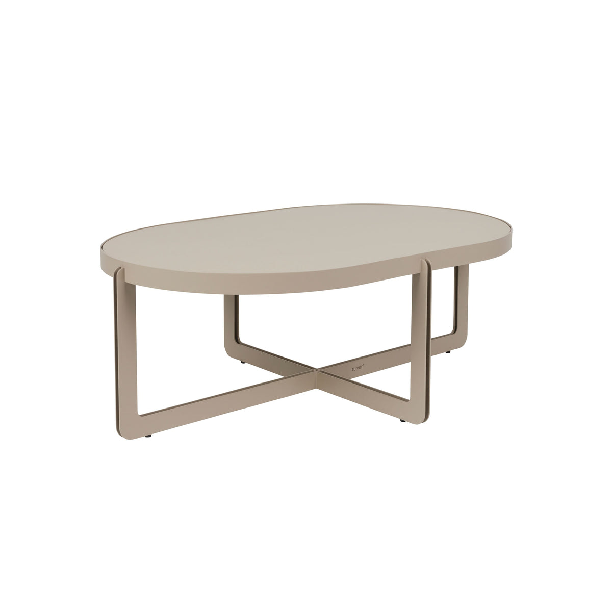 Zuiver Centre Salontafel Ovaal 102x68 cm Beige