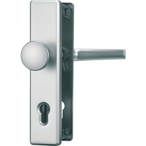Schutzbeschlag, Stahl, aluminiumfarben