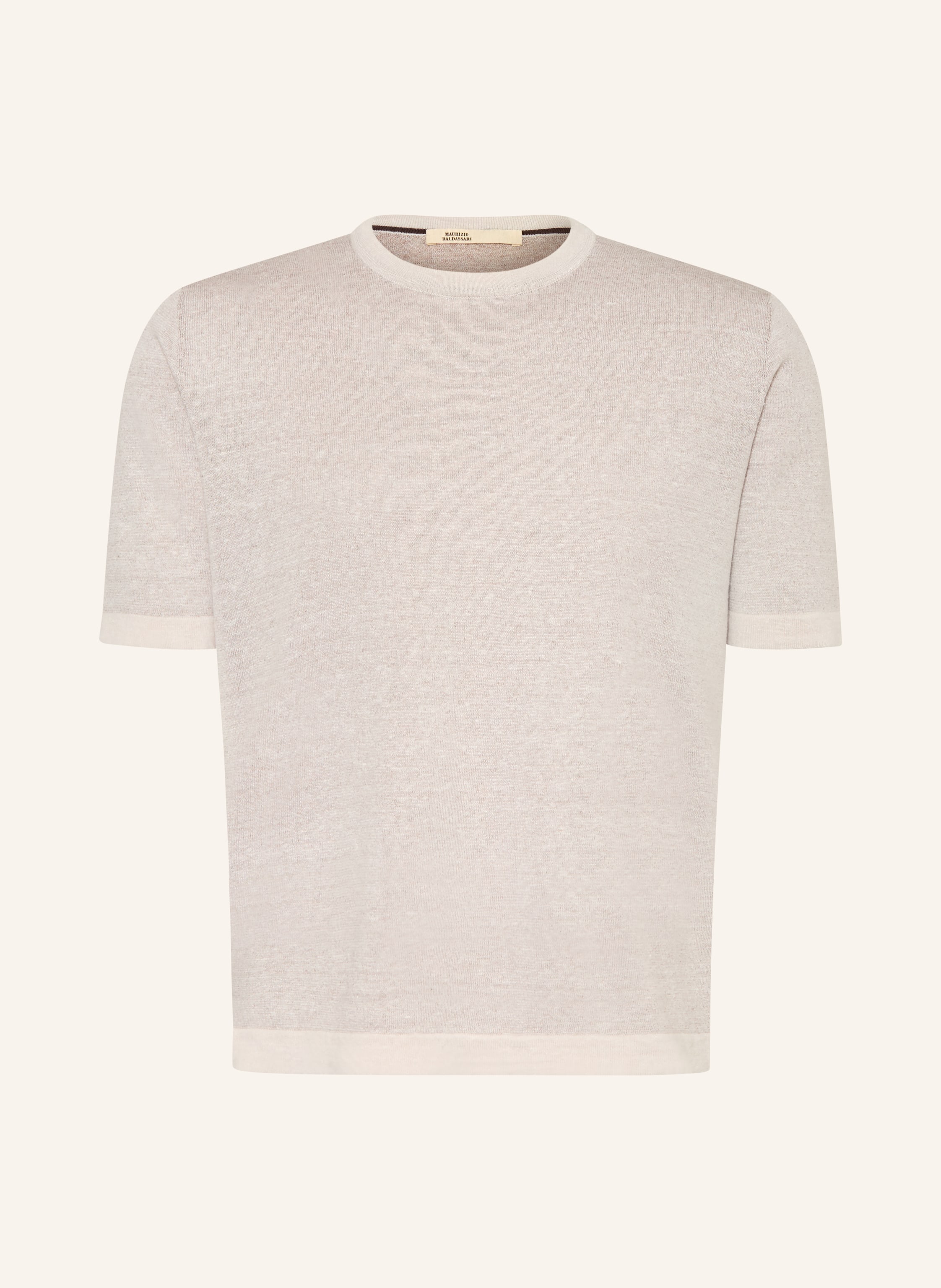 MAURIZIO  BALDASSARI Strickshirt mit Leinen